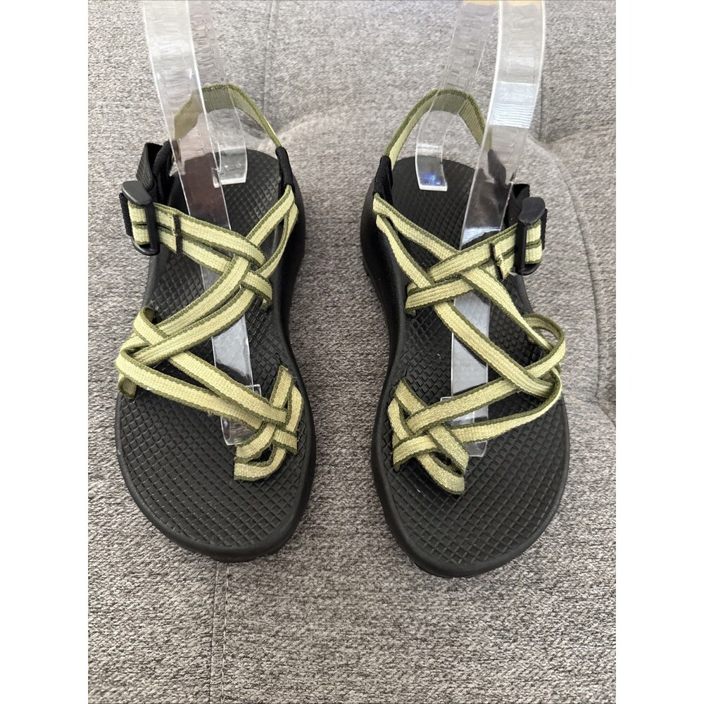 Chaco Z Cloud X2 Vibram Sandals Women’s 5  Sunlit Green Strappy Hiking - Picture 4 of 16